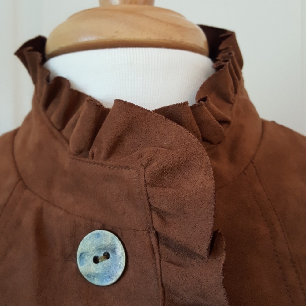 Suede fabric jacket - Picture 3 of 7